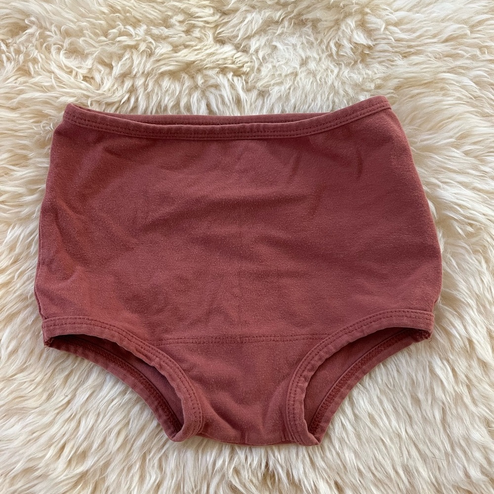 ARQ Kids Terracotta Undies Girls 6-7 Underwear Organic Cotton